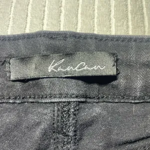 Kancan black distressed denim shorts/ Jorts thumbnail 3