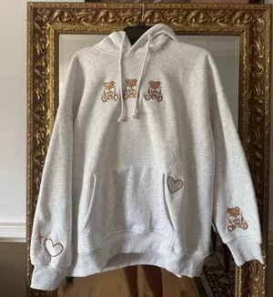 Pink Coconut Sun-kissed coconut bear hoodie thumbnail 1