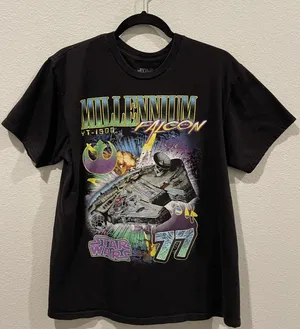 STAR WARS Millennium Falcon Short Sleeve T-Shirt thumbnail 1