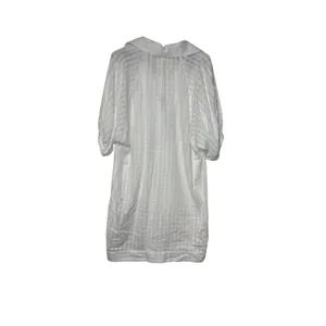 Anthropologie Women Mini Dress V-Neck Tiered 3/4 Sleeve‎ Tunic White Size XS NWT thumbnail 8