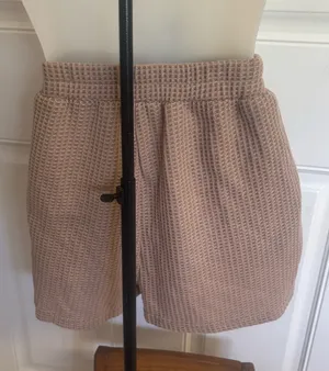 XL Yibock (Amazon) beige 2 Piece Loungewear/Pajama long sleeve/short set thumbnail 4