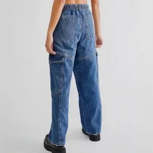 We The Free All Star Cargo Pull On Button Fly Baggy Jeans Size XS thumbnail 2