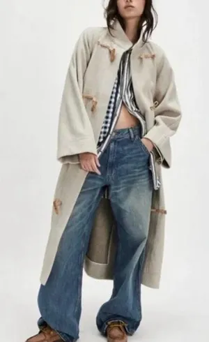 Free People Alma Duffle Coat Beech thumbnail 1