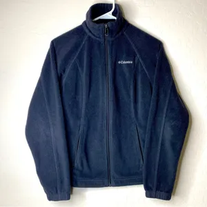 Columbia Jacket Women’s XS Full Zip BLACK Polyester Fleece Outdoor Casual SZ XS thumbnail 1