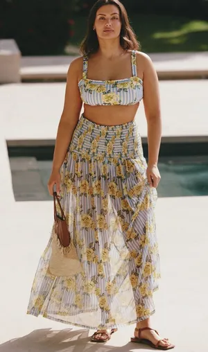 Anthropologie Hutch Ravi Maxi Skirt Size 2X NWT thumbnail 1