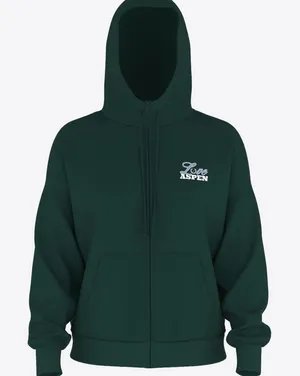 PINK IVY FLEECE CAMPUS‎ FULL-ZIP HOODIE Aspen thumbnail 1