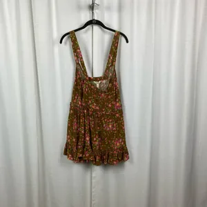 Matilda Jane Brown&Pink Floral On A Whim Ruffle Hem Tank Top Sz.XL NWT thumbnail 10