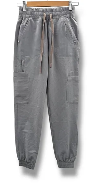 FIGS NWT Charlotte‎ Slim Scrub Pants Gray XXS Workwear Utility Style thumbnail 1