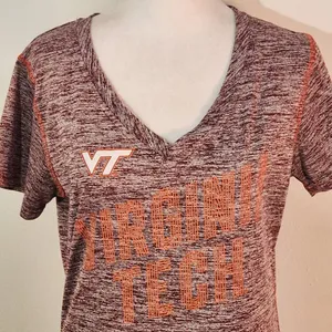 Russell Athletic Virginia Tech Short Sleeve Tee Size Medium Hokies T-Shirt thumbnail 2