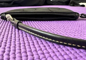 EXPRESS Logo Wristlet - Black Canvas thumbnail 9