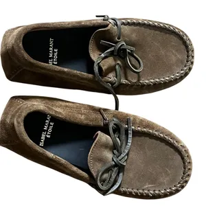 Isabel Marant Étoile Women's Suede Loafers Brown Size 5.5 Bow Detail thumbnail 2