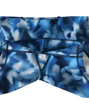 Lululemon Train Times Short 6” Inseam Mini Blush Blossom Alpine White Blue Sz 8 thumbnail 9