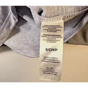 Gaiam Serenity Flow Hoodie‎ Womens Small Sleet Heather Grey Quarter Zip Pullover thumbnail 6