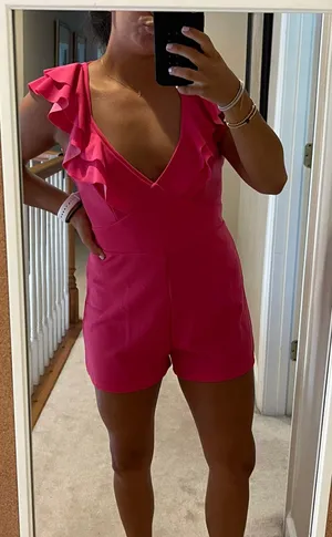 Boutique Romper Pink Size M thumbnail 1