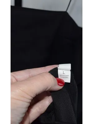 Lyaner Asymmetrical One Shoulder Bodycon Black Dress Size L Evening Glam Formal thumbnail 4