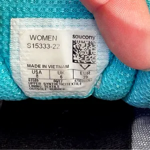 Saucony Cohesion Women’s Size 8 Gray Teal Running Shoes Athletic thumbnail 4