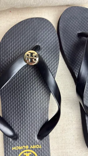 Tory Burch Black Flip Flips thumbnail 5