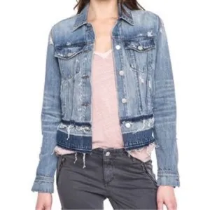 J Brand Deena Released Hem Jean Jacket C31‎ thumbnail 2
