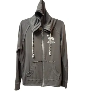 Ocean‎ Beach Cali Love San Francisco Zip Up Hoodie Size XL thumbnail 5