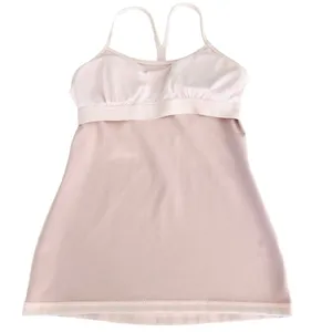 Lululemon Power Y Tank Everlux Silk Rose Size 8 Light Support B/C Cup Shelf Bra thumbnail 6