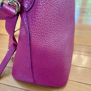 Kate Spade Raspberry Leather Shoulder Bag thumbnail 6