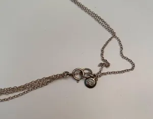 Gorjana 3 layer silver necklace thumbnail 7