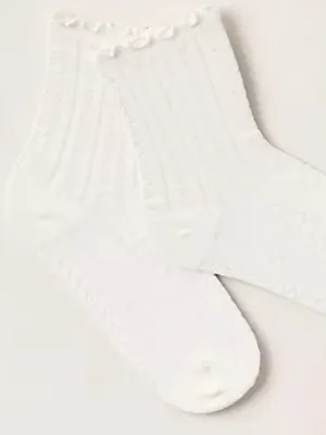 Anthropologie Pointelle Trouser Socks, Set of 2 thumbnail 3