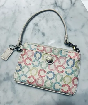 Vintage coach wristlet thumbnail 1