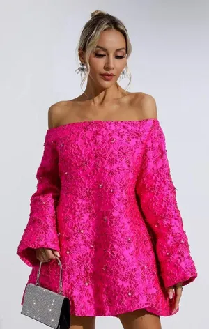 Amazon Hot Pink Dress thumbnail 1