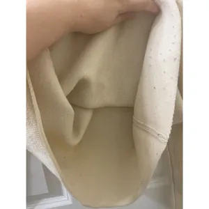 VTG Abercrombie & Fitch SWEATER Off-White Size L TURTLENECK Made in Hong Kong thumbnail 9