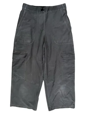 Lululemon 27 Graphite Gray Light Utilitech Cargo Pocket High Rise Cropped Pants thumbnail 5
