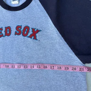Vintage Lee Boston Red Sox MLB Baseball Johnny Damon 18 Grey Graphic T-shirt thumbnail 8