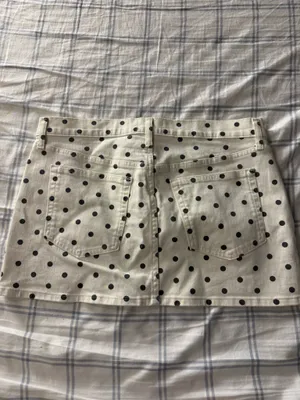 Universal Threads Polka Dot Denim Mini Skirt – Size 10 thumbnail 2