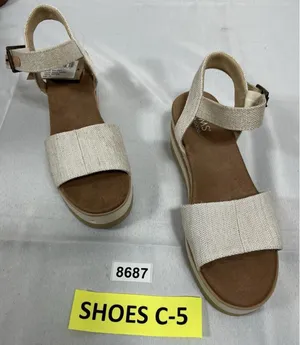 Womans New Toms Diana Strappy Platform Espadrille Wedge Sandals Size 7.5 Natural thumbnail 1
