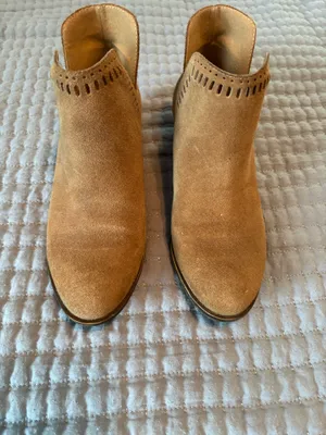 Lucky Brand Booties Ankle Suede thumbnail 3