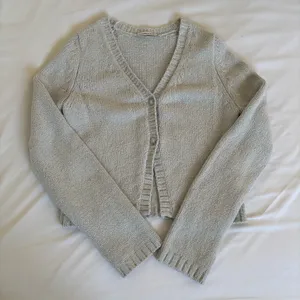 Abercrombie Light Blue Gray Cardigan thumbnail 1