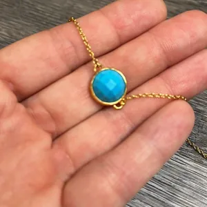 Stella & Dot retired blue beaded adjustable bracelet thumbnail 10