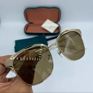 GUCCI Endura Gold 55mm Clubmaster Cat Eye Sunglasses NEW thumbnail 12