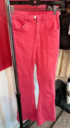 pink jeans Size XS thumbnail 1
