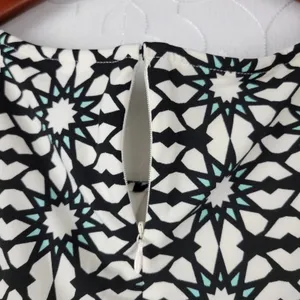Maggie London Stitch Fix Dress 22W Black White Cenna Jersey Starbust Mini NEW thumbnail 9