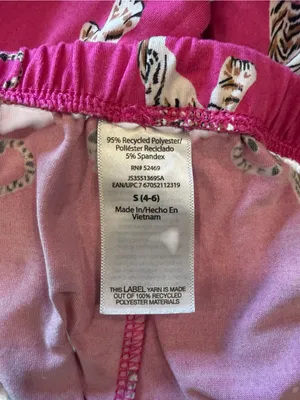 Joyspun Tiger Print Pajama Set Vibrant Loungewear Hot Pink Soft M/S Mix thumbnail 9