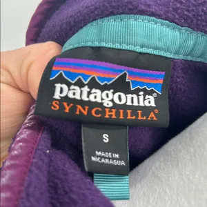 Patagonia Women's Lightweight Synchilla Snap-T Fleece Pullover Size Small thumbnail 3