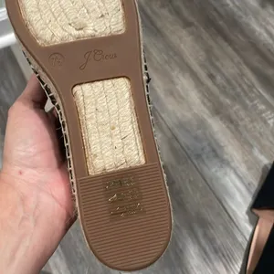 J. Crew | Made in Spain black flat espadrille 7.5 NEW thumbnail 11