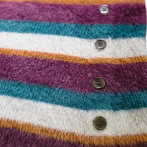 Women’s Free People Ciara Fig Jam Striped Mini Sweater Skirt Small thumbnail 2