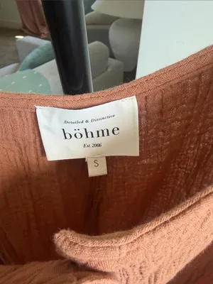 bohme Rust-Colored Button-Front Spaghetti Strap Jumpsuit thumbnail 2