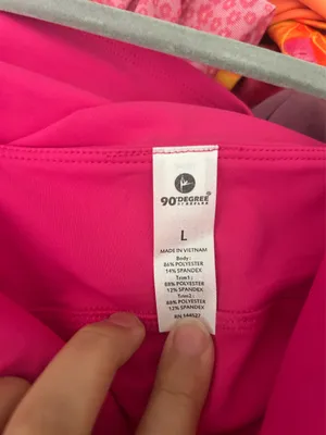 90 Degrees by Reflex Hot Pink Workout Dress thumbnail 2