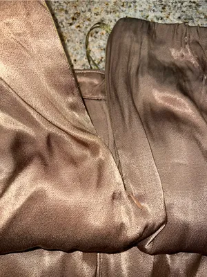 ASTR The Label Amiah Bronze Satin Strappy Wide Leg Pants M NWOT thumbnail 10