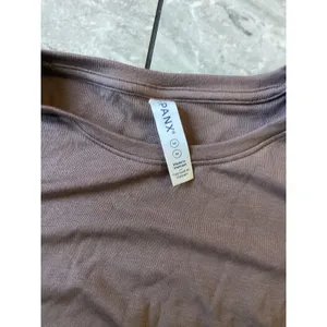 Spanx Better Base Twist and Fold Top Smoke Long Sleeve Modal Crop M 50839R thumbnail 2