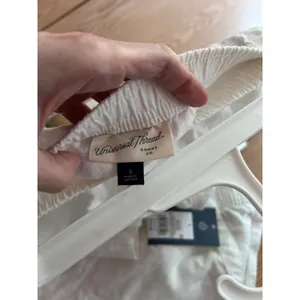 Universal Threads New Women’s Shorts Linen Rayon Elastic Waistband White Small thumbnail 4