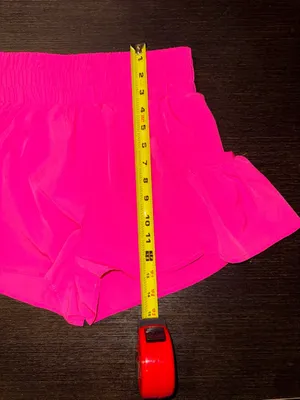 Women’s High-Waist Hot Pink Athletic Shorts With pockets! thumbnail 4
